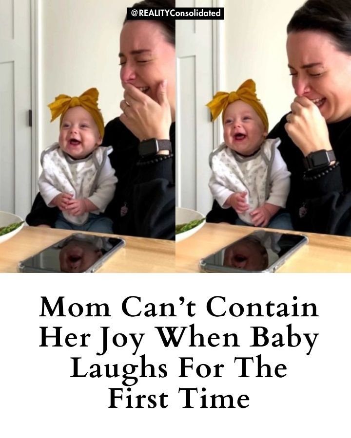 Mom Can’t Contain Her Joy When Baby Laughs For The First Time